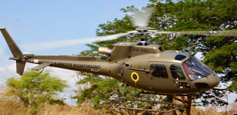 Airbus H125 del Ejército de Ecuador.
