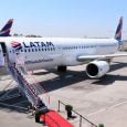 Airbus A321 de LATAM Airlines que transporta al Papa Francisco en su viaje a Chile y Perú.