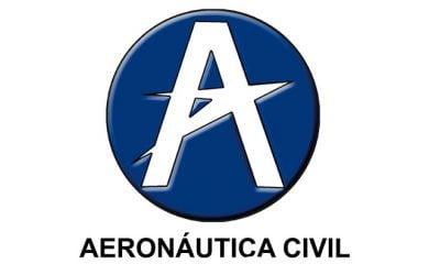 Logo de la Aeronáutica Civil de Colombia.