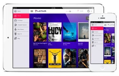 LATAM Entertainment: sistema de entretenimiento a bordo de LATAM Airlines.