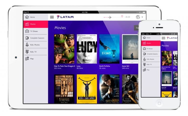 LATAM Entertainment: sistema de entretenimiento a bordo de LATAM Airlines.