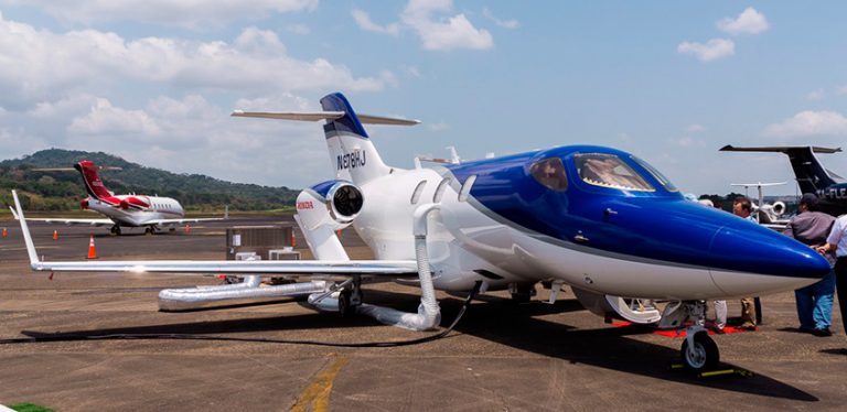 Honda Jet en Aero Expo Panamá 2018.