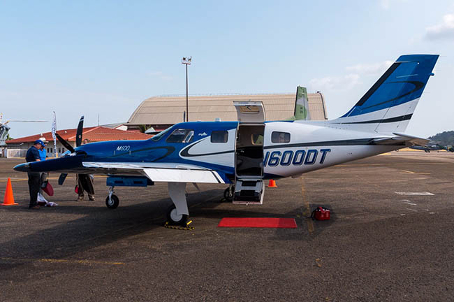 Plataforma del Aero Expo Panamá 2018.