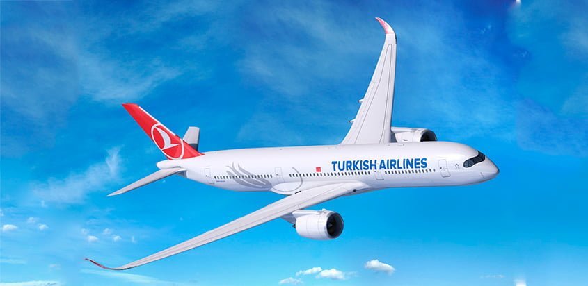 Airbus A350-900 de Turkish Airlines.