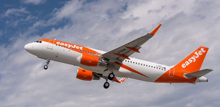 Airbus A320 de easyjet.