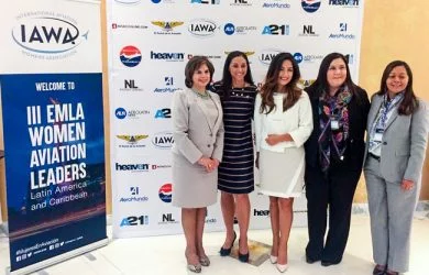 III Encuentro de Mujeres Líderes en Aviación desarrollado en Ciudad de México.