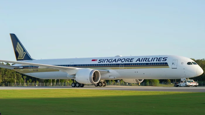 Primer Boeing 787-10 para Singapore Airlines en Charleston, Carolina del Sur.