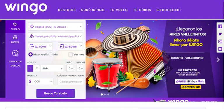 Promoción de Wingo por el Festival de la Leyenda Vallenata 2018.
