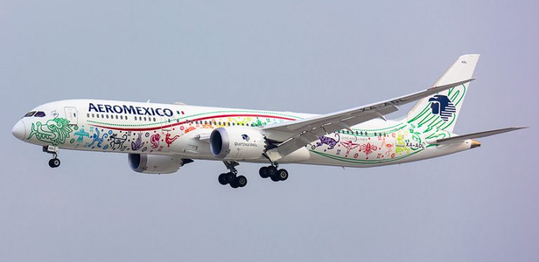 Boeing 787-9 Quetalcóatl de Aeroméxico.