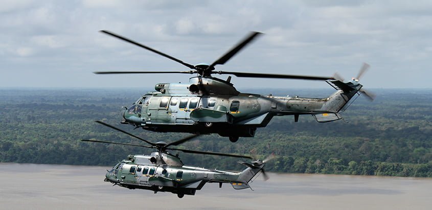 Airbus Helicopters H225M de la Fuerza Aérea Brasileña.