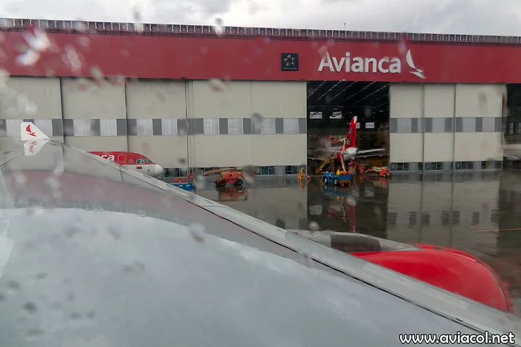Plano izquierdo del nuevo Airbus A330-300 de Avianca.