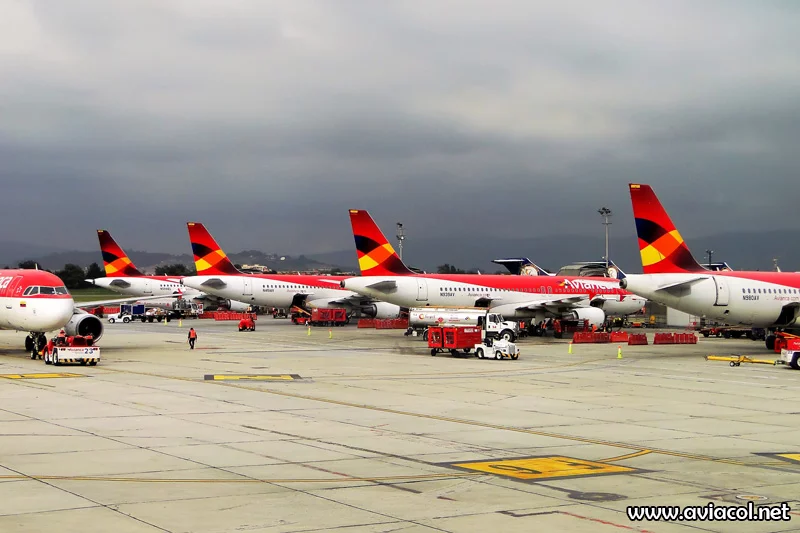 Puente A&eacute;reo de Avianca con la nueva flota Airbus de la aerol&iacute;nea.
