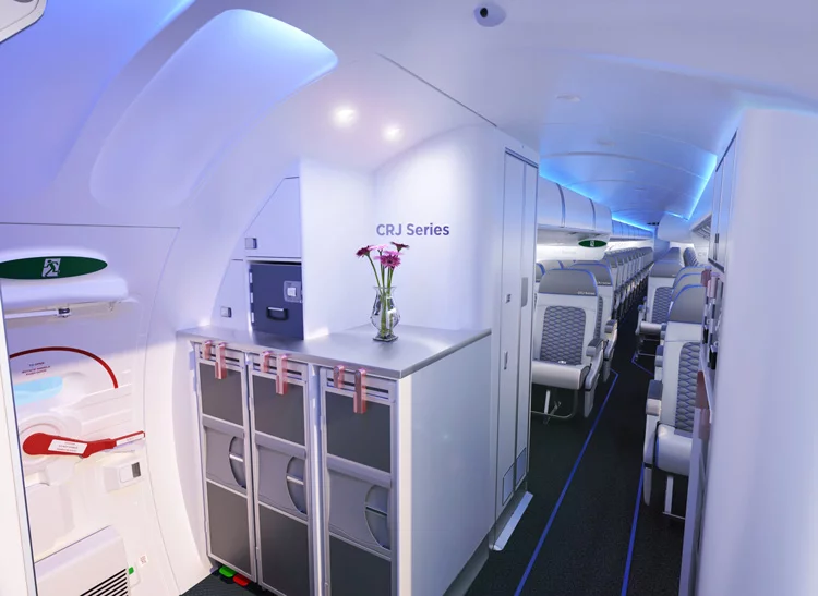 Nuevo concepto de cabina "Atmosphère" de Bombardier para la serie CRJ.