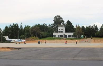 Plataforma del Aeropuerto Los Pozos de San Gil, Santander.
