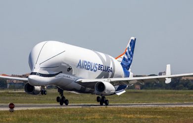 El primer Airbus Beluga XL realizó su primer vuelo.