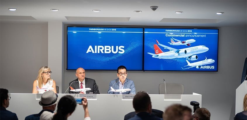 Goshawk Aviation anuncia compra de 20 Airbus A320neo.