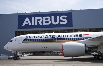 Airbus A350ULR de Singapore Airlines.