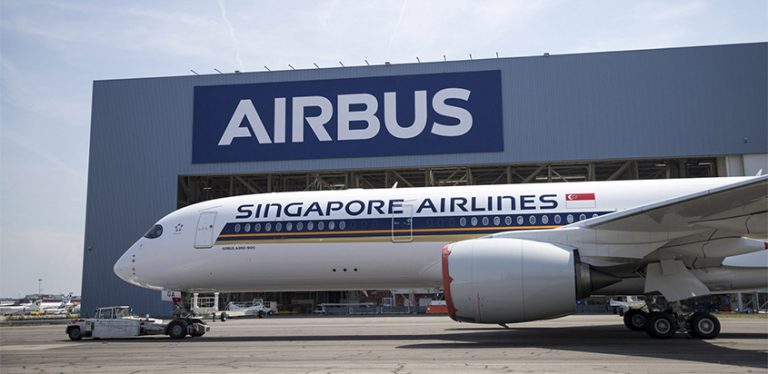 Airbus A350ULR de Singapore Airlines.