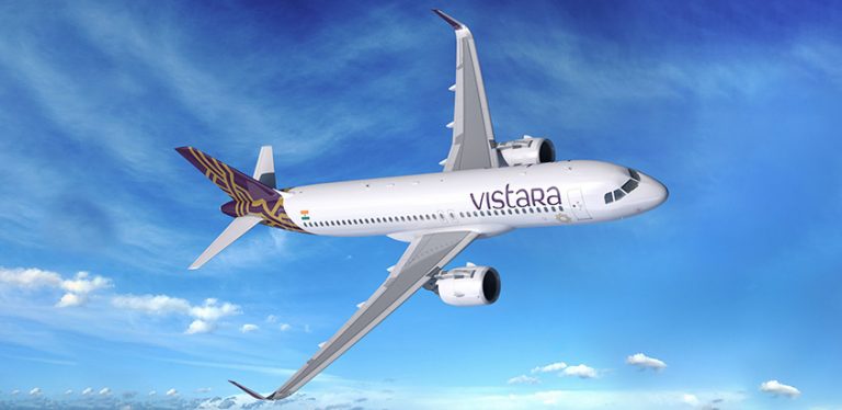 Airbus A320neo de VISTARA.