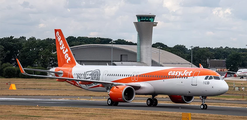 Primer Airbus A321neo de easyJet.