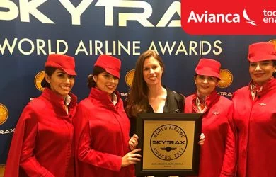 Avianca: Mejor Aerolínea de Suramérica según Skytrax.