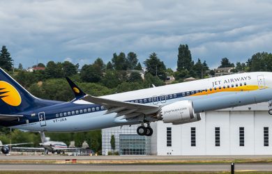 Boeing 737 MAX de Jet Airways.