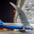 Boeing 787-9 en su presentación oficial.