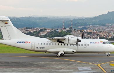 ATR 42-500 de Easyfly en el Aeropuerto Matecaña de Pereira.