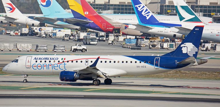 Embraer E190 de Aeroméxico.