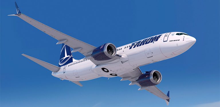 Boeing 737 MAX de TAROM.