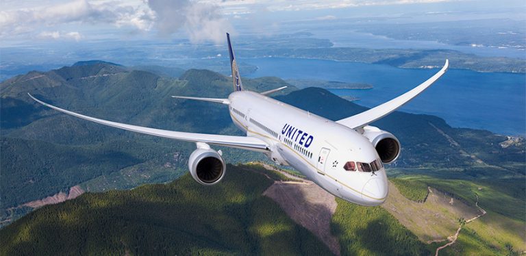 Boeing 787-9 de United Airlines.