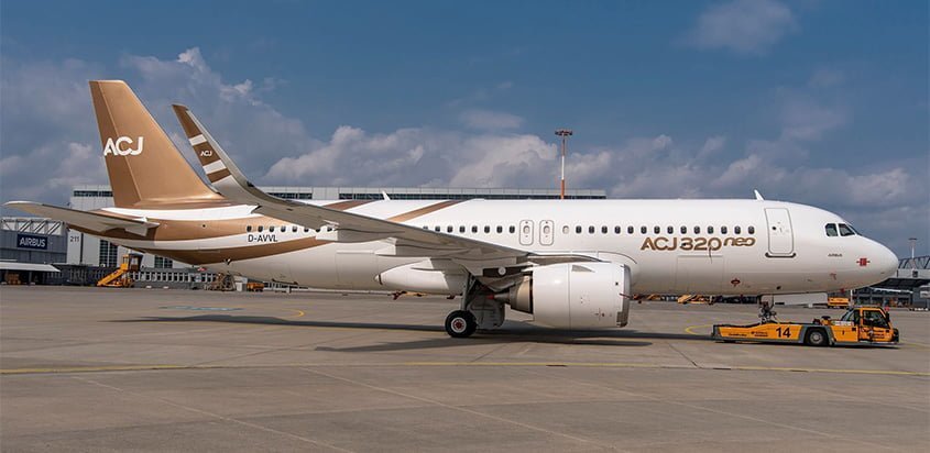 Primer Airbus ACJ320neo de Acropolis Aviation.