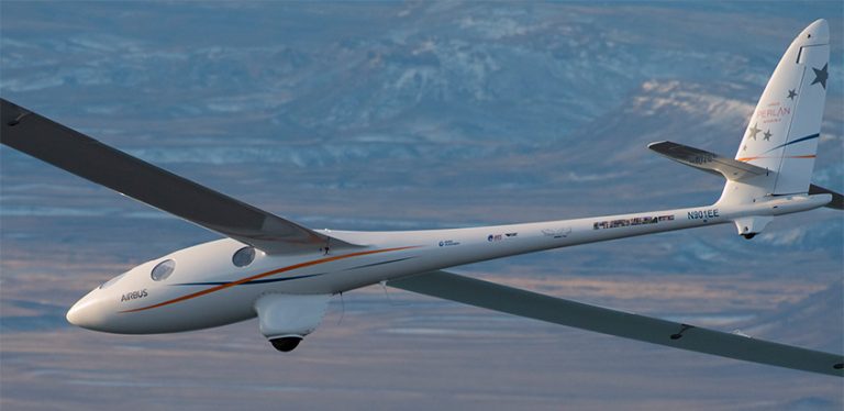 Airbus Perlan Mission II en vuelo.