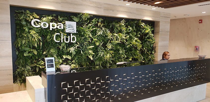 Recepción del nuevo Copa Club de Copa Airlines en Bogotá.