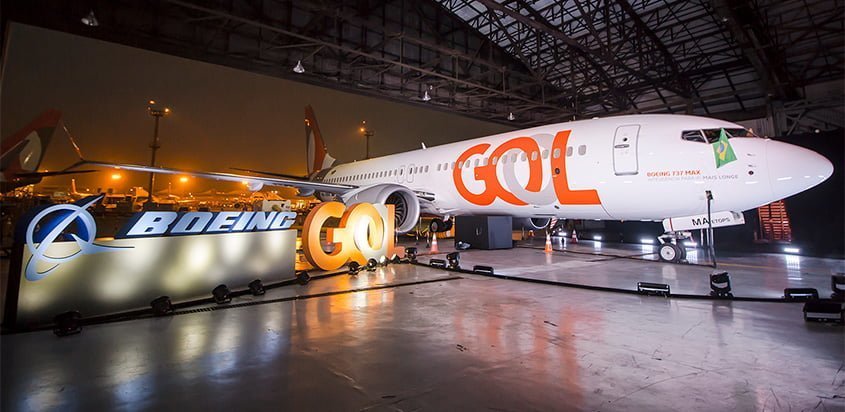 Presentación oficial del Boeing 737 MAX de GOL.