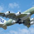Vuelo inaugural del primer Airbus A380 de All Nippon Airways (ANA).