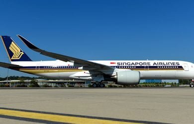 Primer Airbus A350ULR de Singapore Airlines.