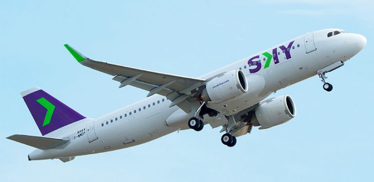 Airbus A320neo de Sky Airline.
