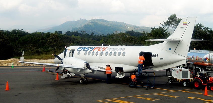 BAe Jetstream 41 de EasyFly en Bucaramanga.