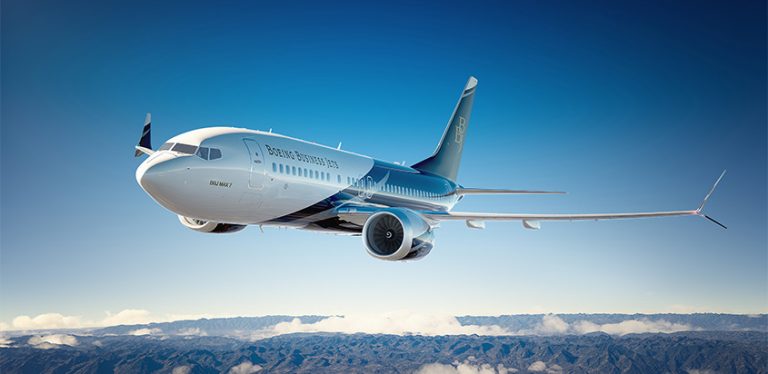 Primer Boeing Business Jet MAX.