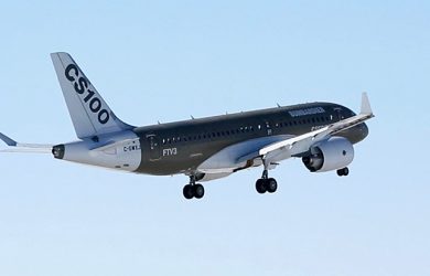 Bombardier CS100 donado a ÉNA.