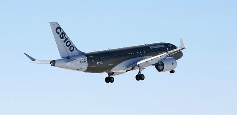 Bombardier CS100 donado a ÉNA.