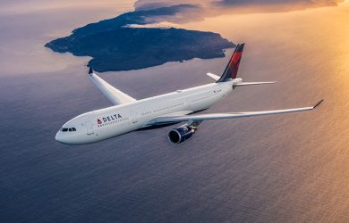 Airbus A330-300 de Delta Air Lines en vuelo.