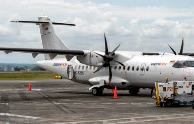 ATR 42-600 de EasyFly en el Aeropuerto Matecaña de Pereira.