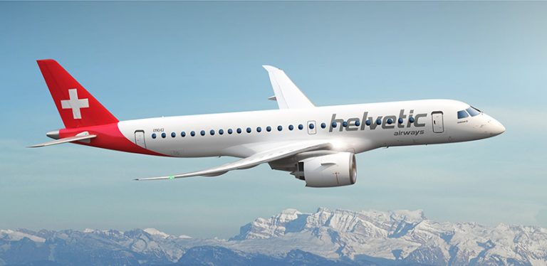 Embraer 190-E2 de Helvetic Airways.