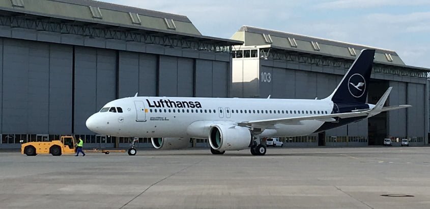 Airbus A320neo de Lufthansa.