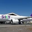 Primer Airbus A320neo de SKY Airline en Santiago de Chile.