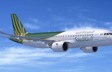 Airbus A320neo de SaudiGulf Airlines.