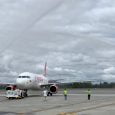 Airbus A319 de Avianca que realizó el primer vuelo entre Bogotá y Chicago.