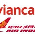 Logos de Avianca y Air India.